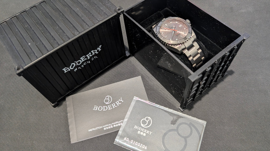 Boderry Sea Turtle Ocean Silver 200m Automatic Full Titanium