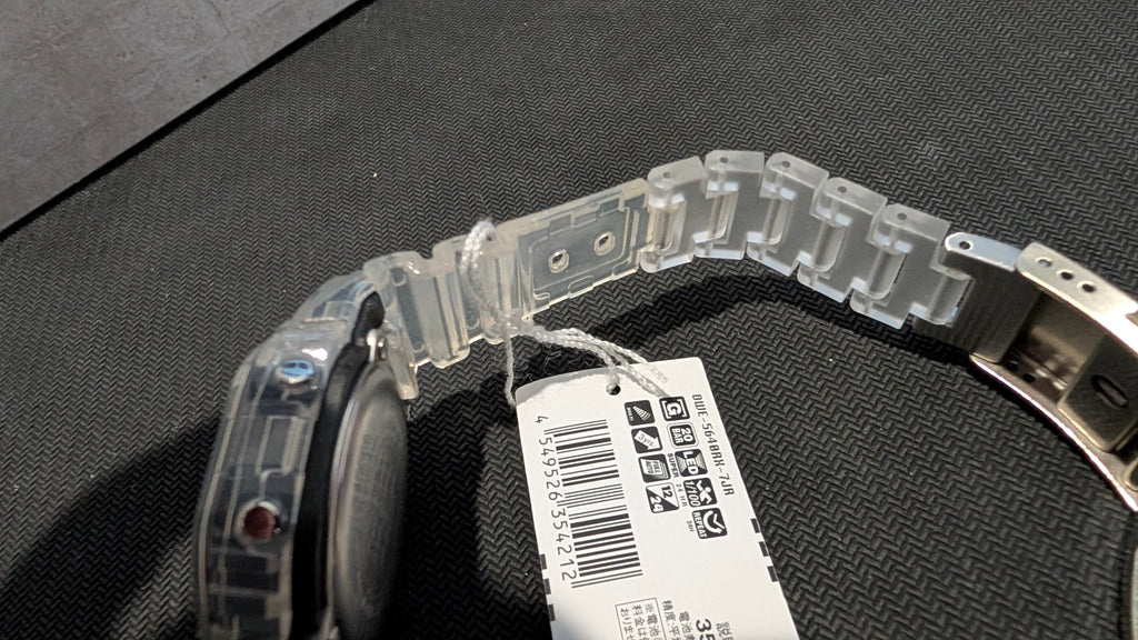 G-Shock 40th Anniversary Clear Remix 5600 200m Quartz DWE-5640RX-7 SOLD OUT on G-Shock!