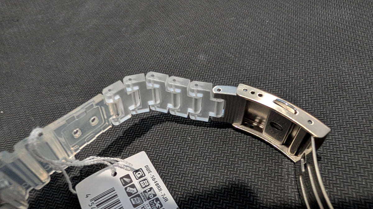 G-Shock 40th Anniversary Clear Remix 5600 200m Quartz DWE-5640RX-7 SOLD OUT on G-Shock!