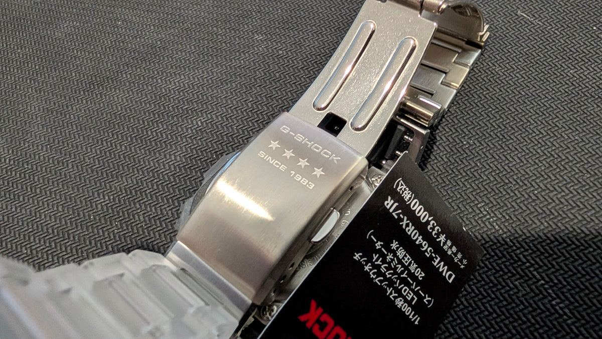 G-Shock 40th Anniversary Clear Remix 5600 200m Quartz DWE-5640RX-7 SOLD OUT on G-Shock!