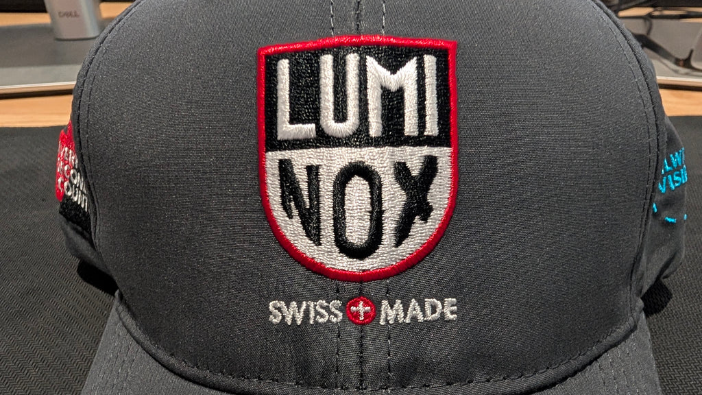 New Luminox Hat Embroidered Snapback Grey - Reg $45 Now Only $30.00