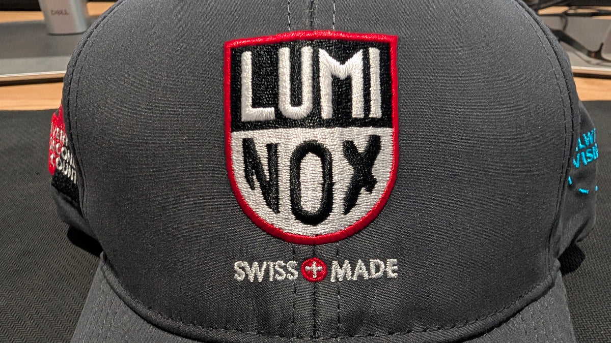 New Luminox Hat Embroidered Snapback Grey - Reg $45 Now Only $30.00