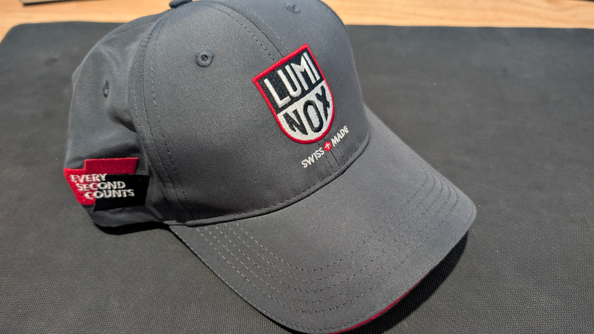 New Luminox Hat Embroidered Snapback Grey - Reg $45 Now Only $30.00